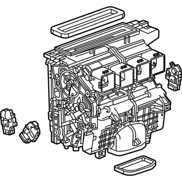 GM 85083513 Case Assembly-Heater & A/C Evaporator 85083513 GM Case Assembly-Heater & A/C Evaporator Illustration 1 of 1