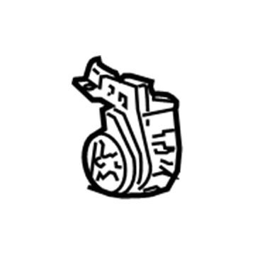 10376459 GM Bracket, Driver Side Illustration 1 of 1