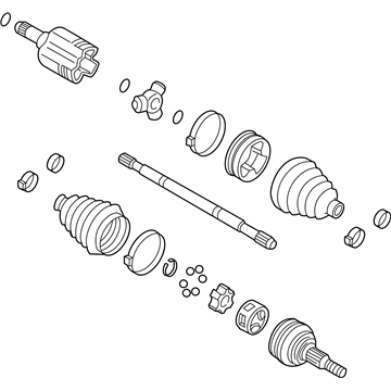Chevy 19256587 Axle Assembly