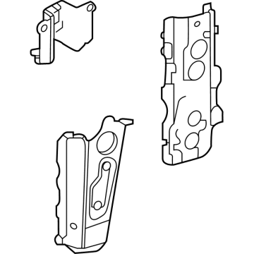 GM 60007867 Support, Front Upper Driver Side 60007867 GM Support, Front Upper Driver Side Illustration 1 of 1