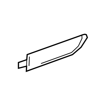 GM 84631247 Applique, Front Passenger Side 84631247 GM Applique, Front Passenger Side Illustration 1 of 1