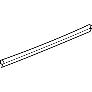 GM 84362009 Belt Weatherstrip, Front Driver Side 84362009 GM Belt Weatherstrip, Front Driver Side Illustration 1 of 1