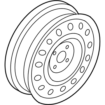 Chevy 95905458 Wheel, Steel