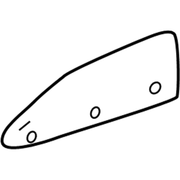 GM 23329728 Deflector, Front Driver Side 23329728 GM Deflector, Front Driver Side Illustration 1 of 1