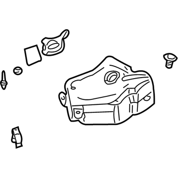 GM 15250668 Reservoir 15250668 GM Reservoir Illustration 1 of 1