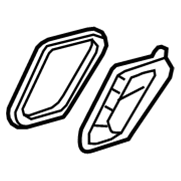 GM 20793355 Air Duct, Passenger Side 20793355 GM Air Duct, Passenger Side Illustration 1 of 1