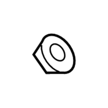 Chevy 11516075 Door Check Nut