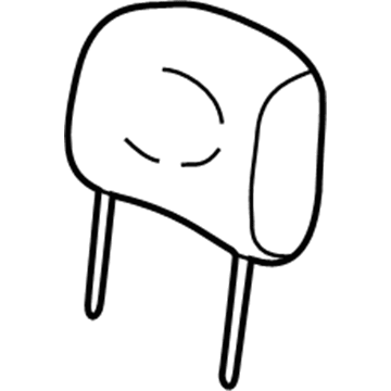 Chevy 22646419 Headrest
