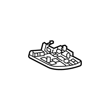 GM 84782980 Lamp Bracket, Rear Driver Side 84782980 GM Lamp Bracket, Rear Driver Side Illustration 1 of 1