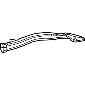 GM 39117440 Defroster Duct, Passenger Side 39117440 GM Defroster Duct, Passenger Side Illustration 1 of 1