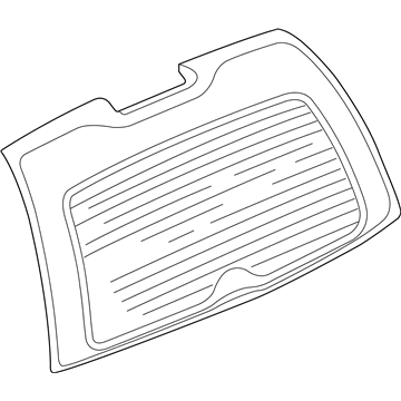 Cadillac 15063623 Lift Gate Glass