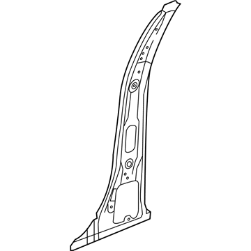 GM 84122897 Inner Center Pillar, Driver Side 84122897 GM Inner Center Pillar, Driver Side Illustration 1 of 1