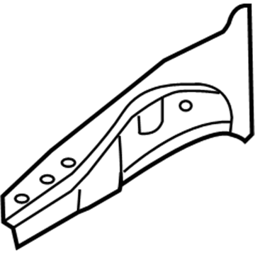 GM 10307785 Inner Rail, Front Upper Driver Side 10307785 GM Inner Rail, Front Upper Driver Side Illustration 1 of 1