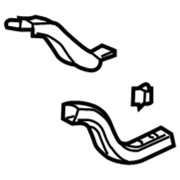 10311723 GM Rail Assembly Reinforcement, Front Passenger Side Illustration 1 of 1