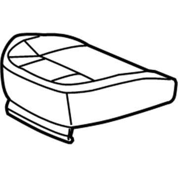 GM 89043122 Seat Cover 89043122 GM Seat Cover Illustration 1 of 1
