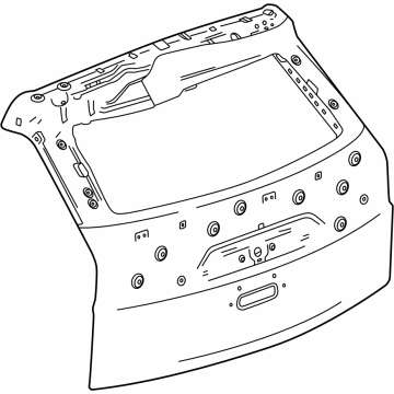 GM 85561394 Gate Assembly-Lift 85561394 GM Gate Assembly-Lift Illustration 1 of 1