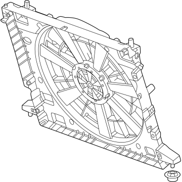 Cadillac 85628876 Fan & Motor