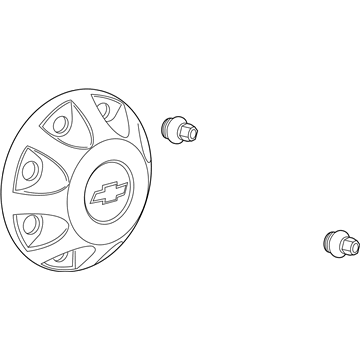 Chevy 9597797 Hub Cap