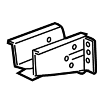 GM 25977308 Rail End, Passenger Side 25977308 GM Rail End, Passenger Side Illustration 1 of 1