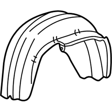 Buick 10444743 Wheelhouse Liner