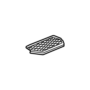 GM 84656455 Step Pad, Black, Driver Side 84656455 GM Step Pad, Black, Driver Side Illustration 1 of 1