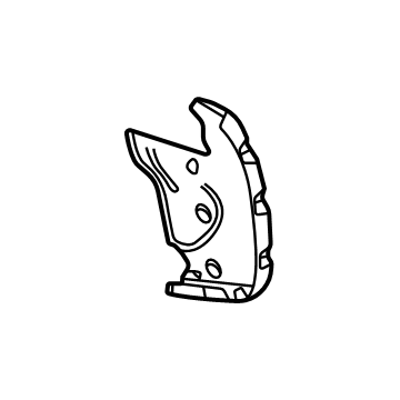 GM 84643221 Wheelhouse Panel, Rear Passenger Side 84643221 GM Wheelhouse Panel, Rear Passenger Side Illustration 1 of 1