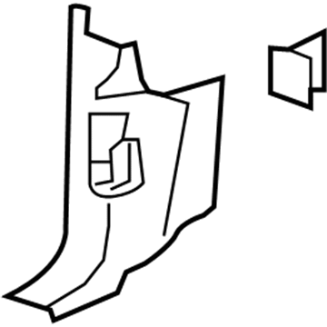 Cadillac 15904432 Cowl Trim