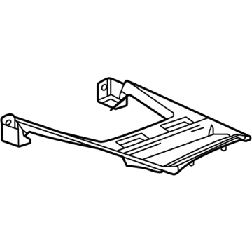85726056 GM Plate Assembly-Front Floor Console Switch Mount *Piano Black Illustration 1 of 1