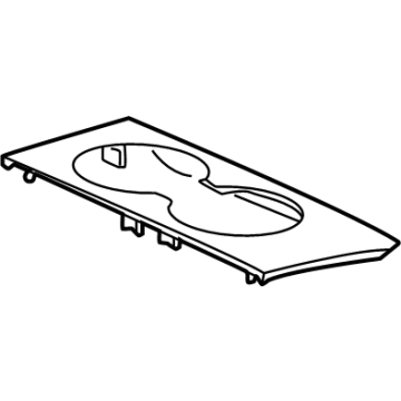 GM 86560215 Applique Assembly-Front Floor Console Lower *Fine Line Bry 86560215 GM Applique Assembly-Front Floor Console Lower *Fine Line Bry Illustration 1 of 1