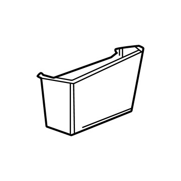 GM 85686742 Liner-Front Floor Console Rear Stowage *Jet Black 85686742 GM Liner-Front Floor Console Rear Stowage *Jet Black Illustration 1 of 1