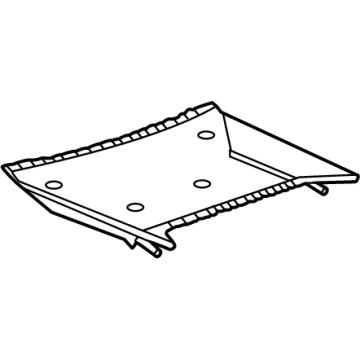 GM 85726054 Plate, Floor Console 85726054 GM Plate, Floor Console Illustration 1 of 1