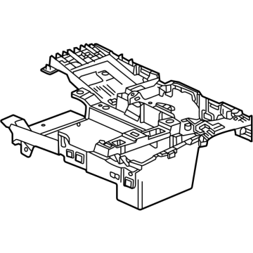 85027614 GM Compartment Assembly-Front Floor Console Front *Jet Black Illustration 1 of 1