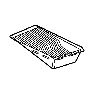 86532019 GM Liner Assembly-Front Floor Console Variable 1 *Jet Black Illustration 1 of 1