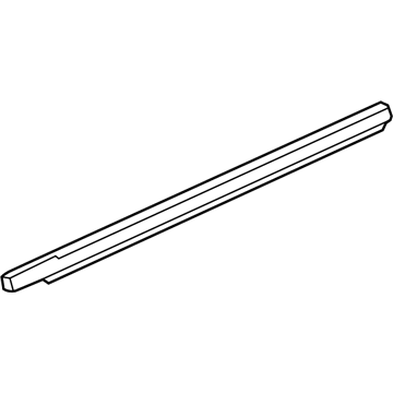 23193174 GM Belt Weatherstrip, Rear Driver Side Illustration 1 of 1