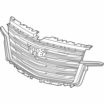 GM 85000012 Grille Assembly 85000012 GM Grille Assembly Illustration 1 of 1