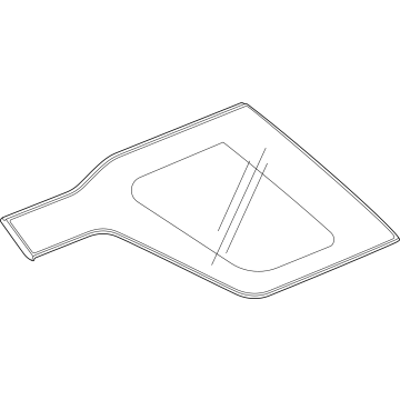 Chevy 26527623 Quarter Glass