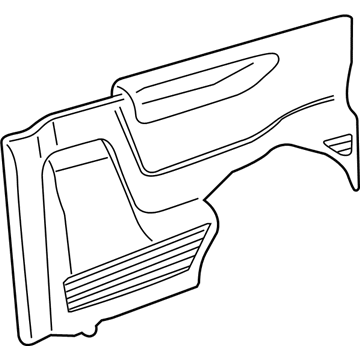 Chevy 15030831 Lower Trim Panel