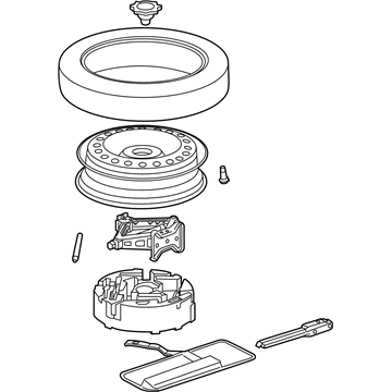 Chevy Malibu Limited Spare Wheel - 19417108
