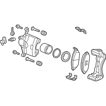 Chevy Spark Brake Caliper - 95018663