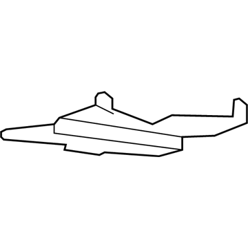 15909903 GM Headlamp Assembly Lower Bracket, Driver Side Illustration 1 of 1