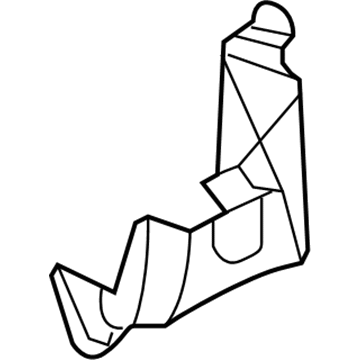 GM 15792697 Baffle, Lower Passenger Side 15792697 GM Baffle, Lower Passenger Side Illustration 1 of 1