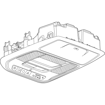 26434300 GM Console, Overhead Console Illustration 1 of 1