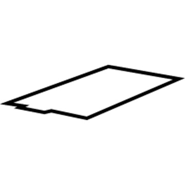 GM 25864944 Console Assembly Mat 25864944 GM Console Assembly Mat Illustration 1 of 1
