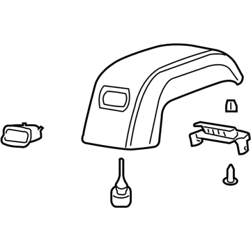 GM 25988047 Armrest, Rear 25988047 GM Armrest, Rear Illustration 1 of 1