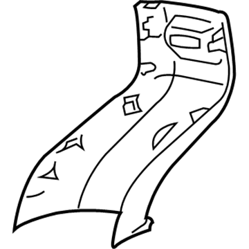 GM 25887128 Rear Panel 25887128 GM Rear Panel Illustration 1 of 1