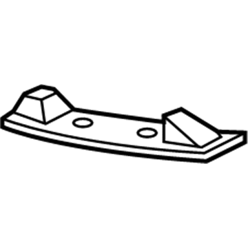 25874041 GM Tray Cover, Rear Illustration 1 of 1