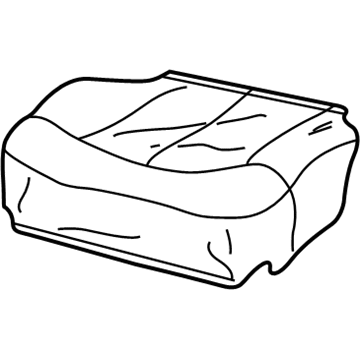 GM 12477280 Seat Cover, Front Driver Side 12477280 GM Seat Cover, Front Driver Side Illustration 1 of 1