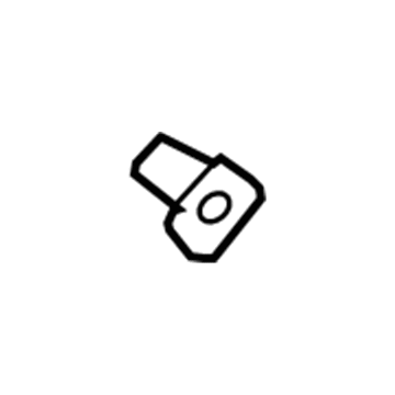 GM 11609650 Windshield Pillar Trim Retainer 11609650 GM Windshield Pillar Trim Retainer Illustration 1 of 1