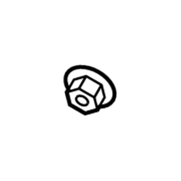 GM 92274171 Tank Shield Nut 92274171 GM Tank Shield Nut Illustration 1 of 1