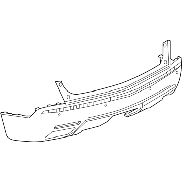 85169509 GM Bumper Cover Illustration 1 of 1